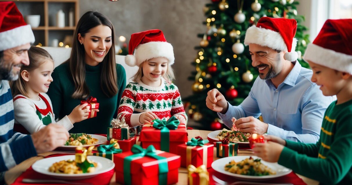 Arranger en pakkeleg for både børn og voksne til årets familiejulefrokost