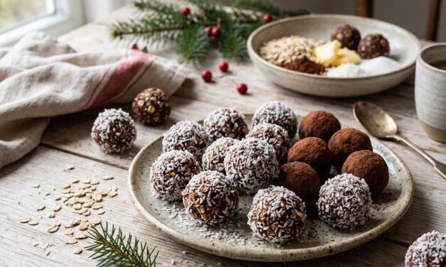 Havregrynskugler – nem opskrift på den klassiske julekonfekt
