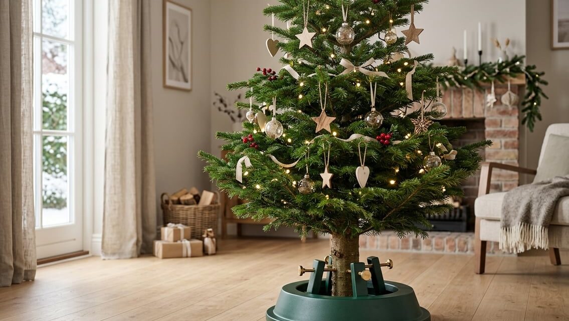 Juletræsfod – sådan vælger du en stabil fod, der passer til dit juletræ